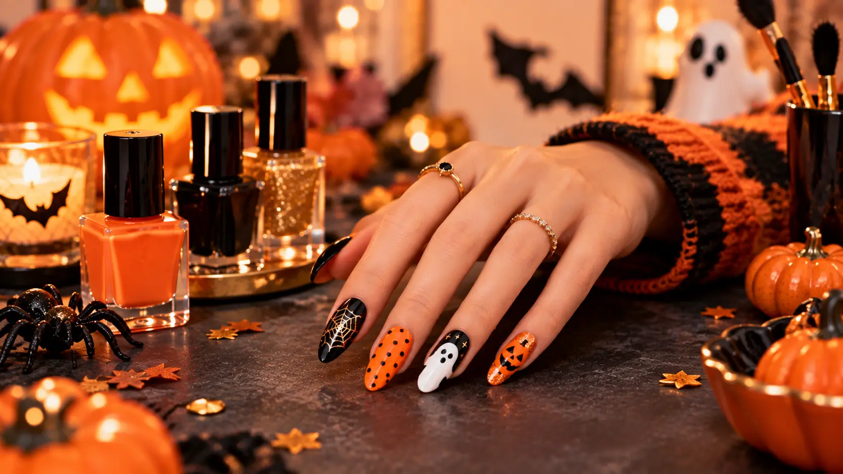 Uñas Halloween